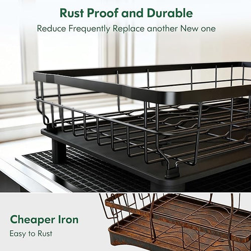 Rackwright 2-Tier Over-Sink Dish Drying Rack